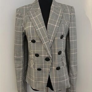 Veronica Beard Diego Plaid Dickey Jacket/Blazer Sz 6